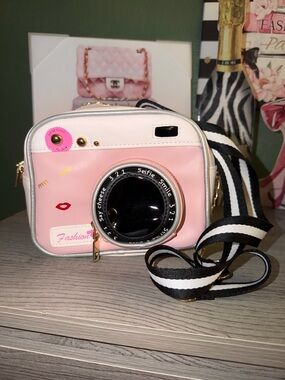 NWOT Pink Camera Bag